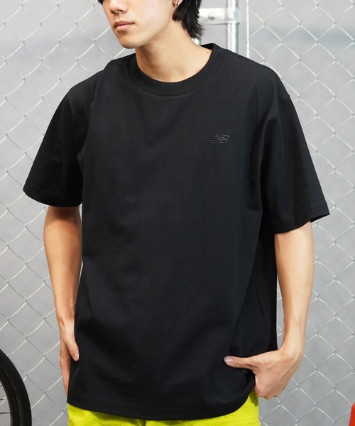 New Balance tシャツ new balance/ニューバランス 半袖Tシャツ/半袖Tee 無地 オーバーサイズ ユニセックス MT41533 メンズ レディース - 画像 (3)