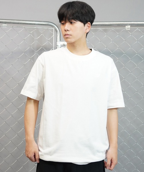 New Balance tシャツ new balance/ニューバランス 半袖Tシャツ/半袖Tee 無地 オーバーサイズ ユニセックス MT41533 メンズ レディース - 画像 (6)