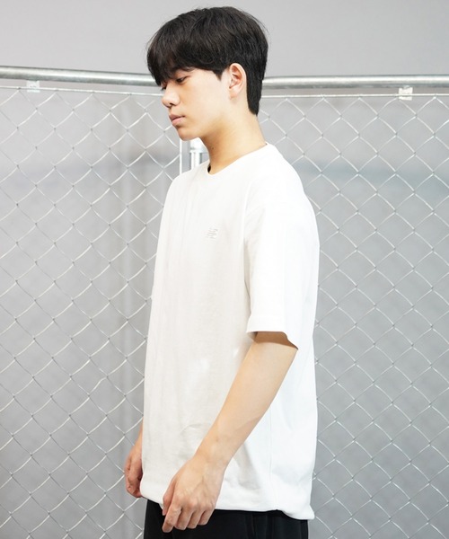 New Balance tシャツ new balance/ニューバランス 半袖Tシャツ/半袖Tee 無地 オーバーサイズ ユニセックス MT41533 メンズ レディース - 画像 (7)