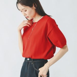 GLOBAL WORK tシャツ スッキレイさらさらクルー/288065 レディース