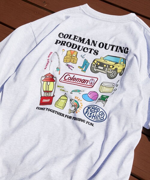 Coleman tシャツ Coleman/コールマン 別注 coleman fishing goods SS TEE メンズ レディース - 画像 (4)