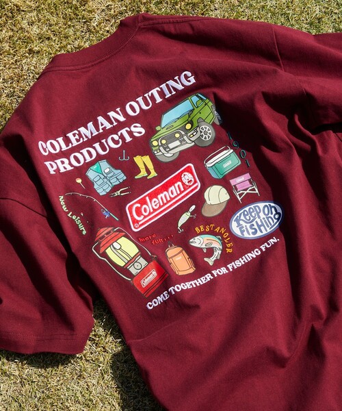 Coleman tシャツ Coleman/コールマン 別注 coleman fishing goods SS TEE メンズ レディース - 画像 (5)