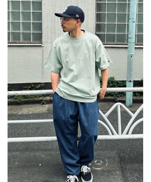 Champion 「Champion」 半袖Tシャツ L ライトイエロー メンズ - 画像 (9)