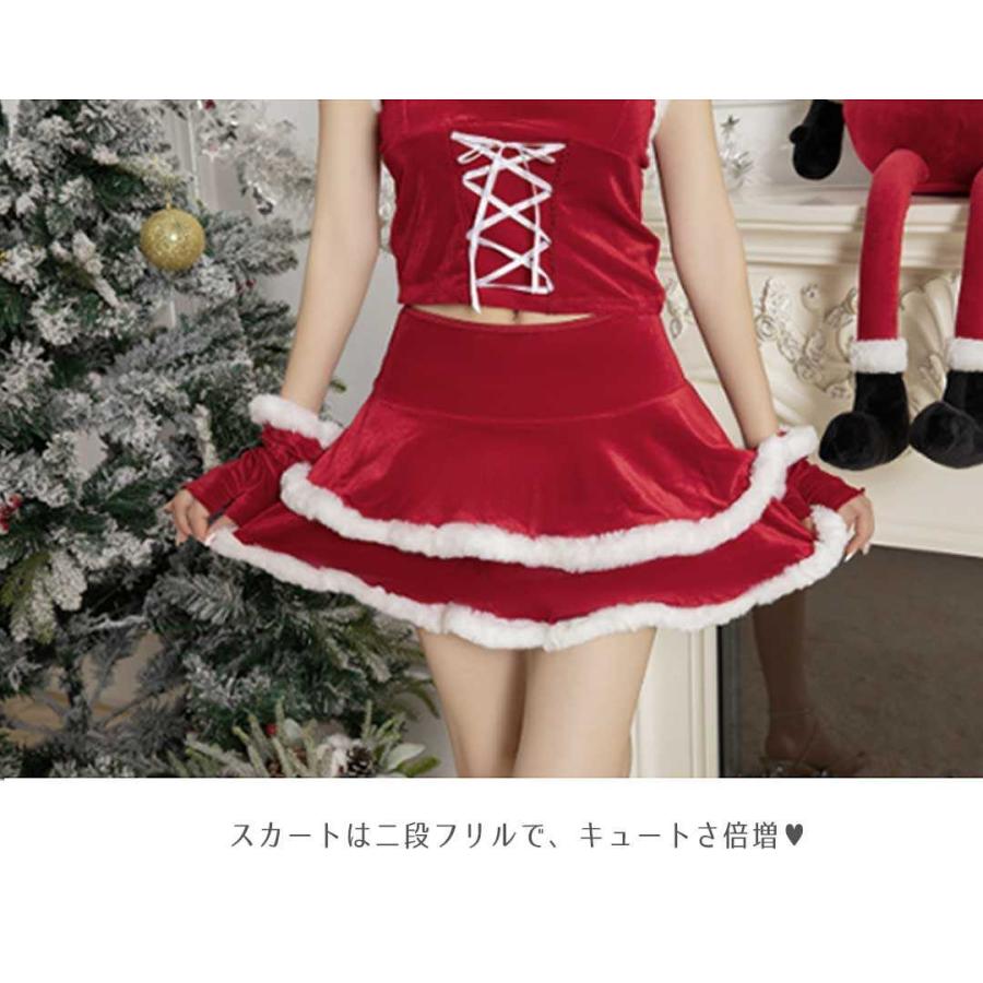 クリスマス キャットサンタ サンタクロース 猫耳 ねこみみ ケープなし サンタさん コスプレ 衣類 リアル 本格的 誕生日 室内 装飾メリークリスマス クリスマス用 - 画像 (4)