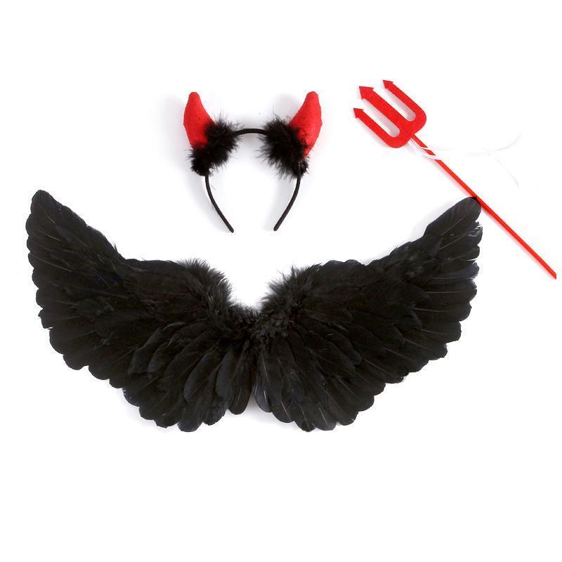 羽 エンジェル 天使 悪魔 羽根 翼 コスプレ コスチューム 仮装 衣装 パーティー ハロウィン 道具 ハローウィン クリスマス