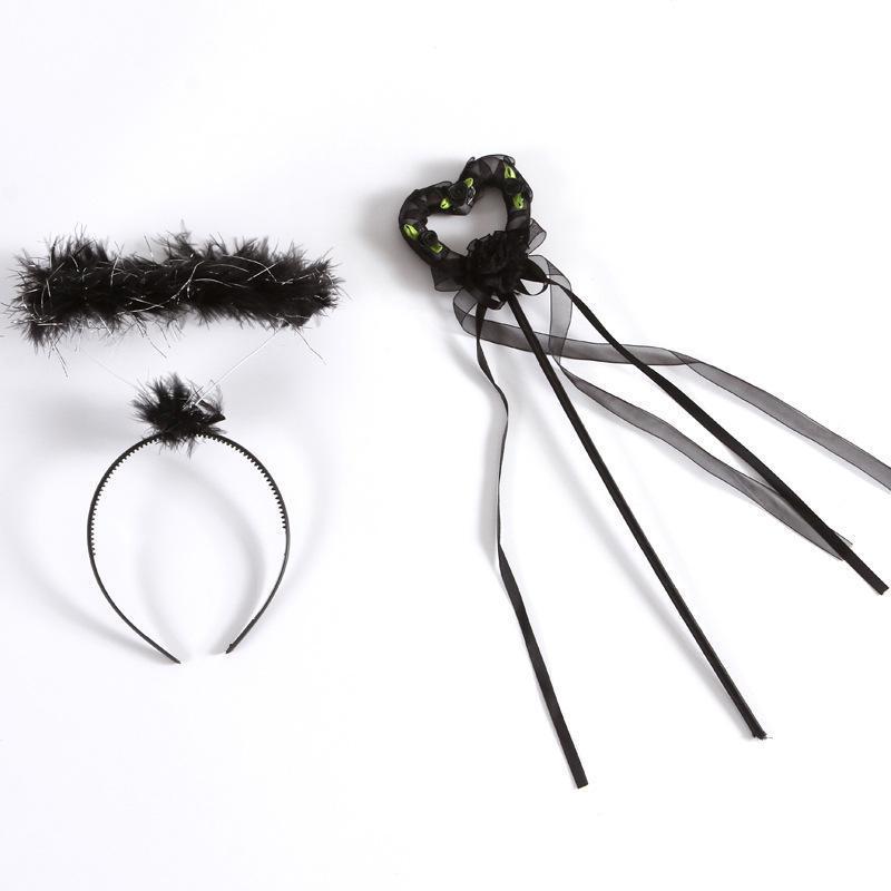 羽 エンジェル 天使 悪魔 羽根 翼 コスプレ コスチューム 仮装 衣装 パーティー ハロウィン 道具 ハローウィン クリスマス - 画像 (3)