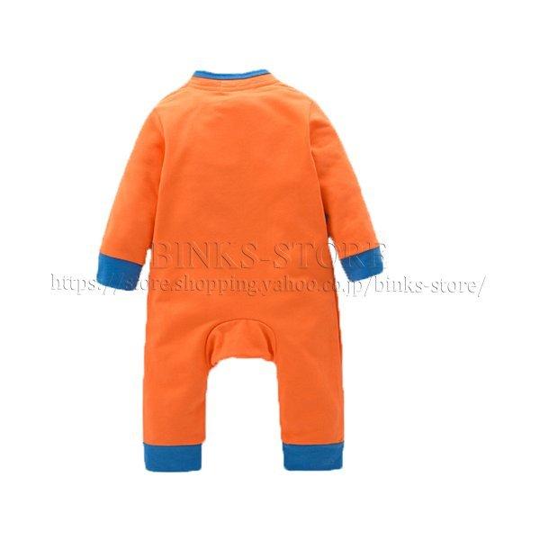 送料無料 ドラゴンボール 孫悟空 風 男の子 女の子 連体パジャマ ベビー服 冬着ぐるみ 防寒着 厚手 ロンパース 新生児 赤ちゃん コート 出産祝い ギフト - 画像 (4)