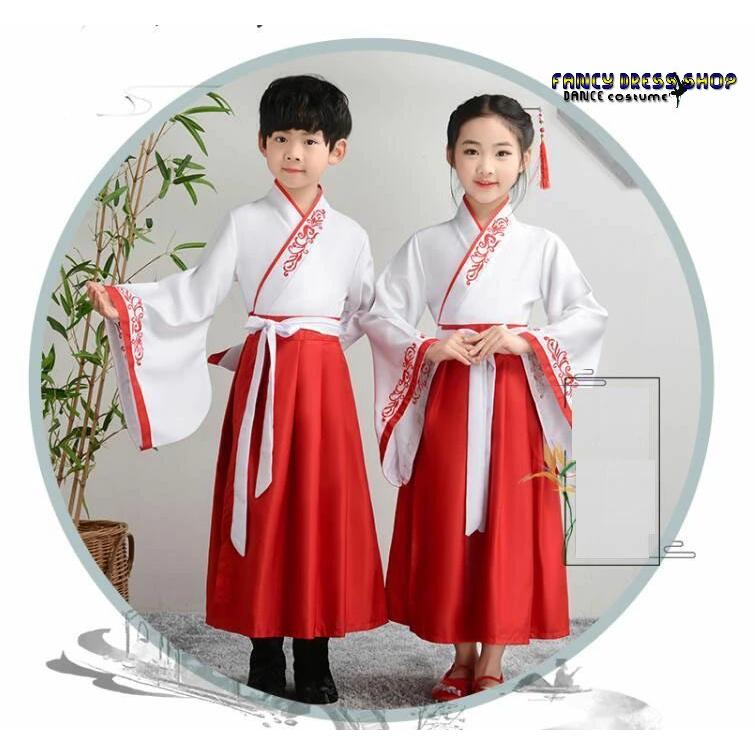 子供漢服 チャイナ服 カンフー衣装 キッズ 中華服 子ども 女の子 男の子 ユニセックスチャイナ衣装 唐装 ハロウィンコスプレ衣装 中華ステージ衣装 華流コスプレ - 画像 (9)