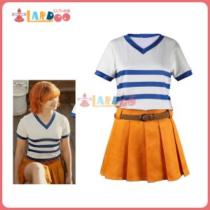 [簡単版]実写版「ONE PIECE」ナミ Nami  コスチューム cosplay