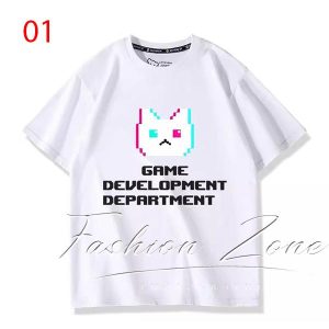 送料無料◆ ブルーアーカイブ-Blue Archive- 風 才羽モモイ 半袖 Tシャツ 大人気 キャラクターグッズ 周辺 通気 吸汗 速乾