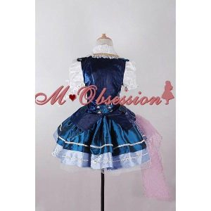 園智恵理 研習生 ブルー演出衣裝 コスプレ衣装 AKB0048 豪華版bw053c0