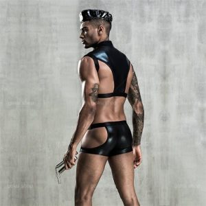 「 4点セット」コスプレ ワイルドポリス 警察官 ハロウィン衣装 服装4点セット 制服 衣装 メンズ セクシー SMセット ナイトクラブバー 定番 人気