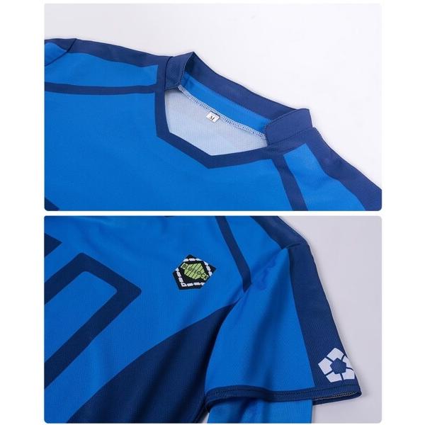 (KAWAJP) ブルロク Blue&Lock 運動服 ブルーロック スーツ コスプレ衣装 人気キャラクター ハロウィ - 画像 (2)