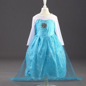 エルサ風 コスチューム アナ雪 子供服 衣装 コスプレ ドレス 誕生日 プレゼント パーティー お姫様 人気 可愛い誕生日 豪華6点 セット クリスマスプレゼント