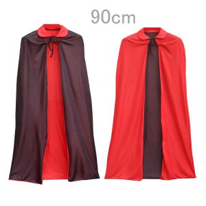 ハロウィン 衣装 レッドマント 子供用 大人用 仮装 変装 フード付き コスチューム コスプレ ヴァンパイア お化け 文化祭 パーティー 道具 親子 男女兼用