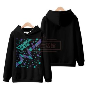 BangDream 朝日六花  コスプレ衣装 子供 大人用 スウェットパーカー フード付き 春秋コート仮装変装コスチューム 3Dプリント服