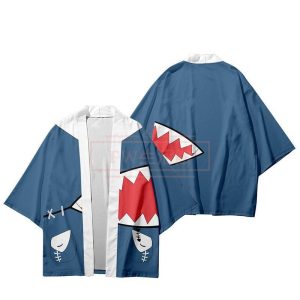 ホロライブ hololive がうる・ぐら  Gawr Gura コスプレ 衣装パジャマ 羽織 バスローブ 開襟シャツ 夏秋 和服 学生 旅行 着物 お祭り ファッション