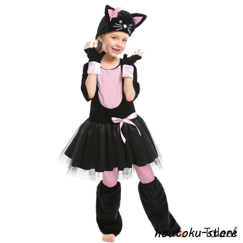 子供衣装子供 女の子 男の子 猫 黒猫 ウィッチ キッズ 衣装 幼稚園衣装 最新衣装 ハロウィーン - 画像 (3)