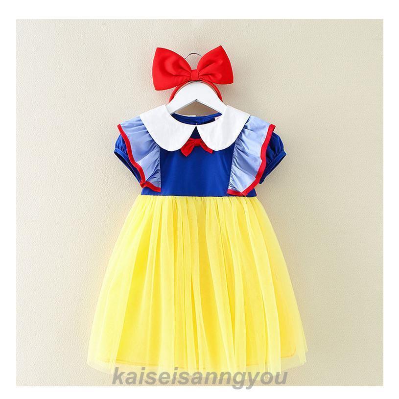 コスプレ キャラクター衣装 プリンセスドレス 白雪姫 スノーホワイト こどもドレス 結婚式 発表会 子供 ドレス ハロウィン コスプレ衣装 - 画像 (8)