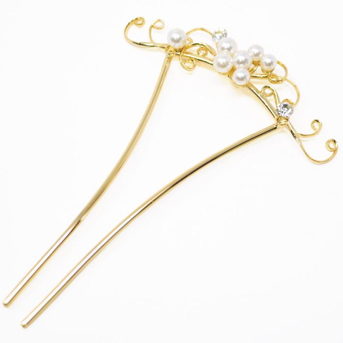 かんざし 20 パール 結婚式 簪 送料無料 高級 日本製 髪飾り - 画像 (3)