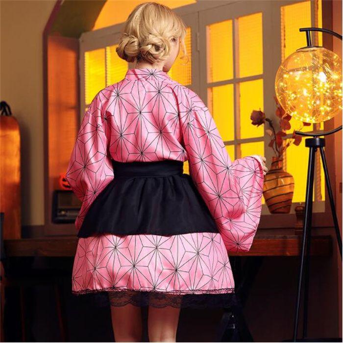 コスプレ 和服 着物 花魁 ドレス アニメコスチューム 衣装 巫女 コスプレ花魁 着物ドレス よさこい衣装 袴 ド - 画像 (6)