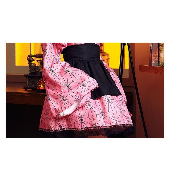 コスプレ 和服 着物 花魁 ドレス アニメコスチューム 衣装 巫女 コスプレ花魁 着物ドレス よさこい衣装 袴 ド - 画像 (8)