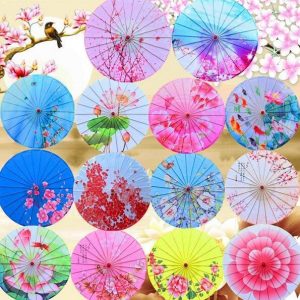 中国古代コスプレ道具古典傘 唐装?漢服中華服舞台道具チャイナ風 撮影写真道具傘 コスプレ小物 中国伝統唐傘 団体演出道具中国風花柄 デザイン豊富