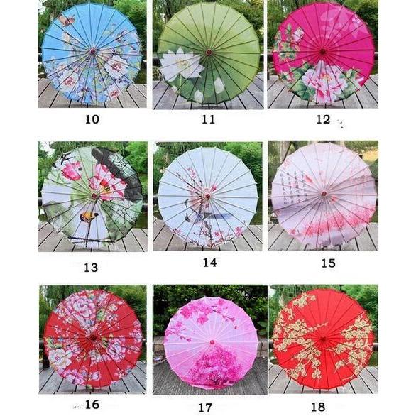 中国古代コスプレ道具古典傘 唐装?漢服中華服舞台道具チャイナ風 撮影写真道具傘 コスプレ小物 中国伝統唐傘 団体演出道具中国風花柄 デザイン豊富 - 画像 (3)