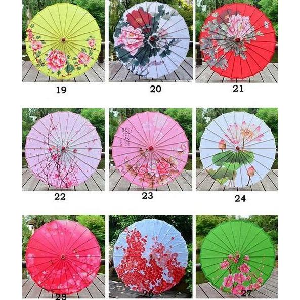 中国古代コスプレ道具古典傘 唐装?漢服中華服舞台道具チャイナ風 撮影写真道具傘 コスプレ小物 中国伝統唐傘 団体演出道具中国風花柄 デザイン豊富 - 画像 (4)