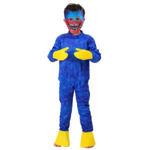 ハロウィン コスプレ poppy playtime 仮装 子供 3点セット ポピープレイ タイムハギーワギー 演劇 イベント パーティー 演出服 コスチューム 文化祭