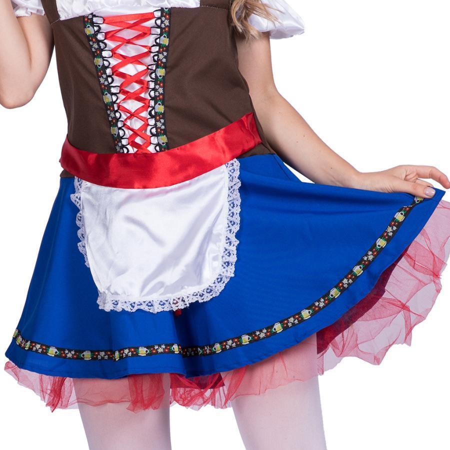 S?Lハロウィン衣装 大人用 女性用 ビール祭り コスプレ 農場 コスチューム アリス メイド服 ハロウィン 衣装 牧場 レディース ガールズ ハロウィーン - 画像 (6)