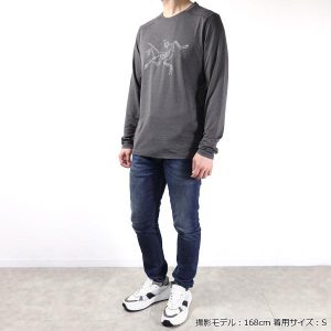 ARC'TERYX アークテリクス Tシャツ Cormac Logo LS Tee コーマック ロゴ ロングスリーブ X000008452 メンズ 長袖 クルーネック ロンT 軽量 LaG Onlinestore