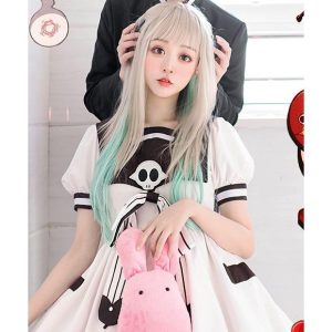 八尋 寧々 やしろ ねね コスプレ 衣装 ウイッグ付き 地縛少年 花子くん 髪飾り 靴下 ハロウィン クリスマス おしゃれ