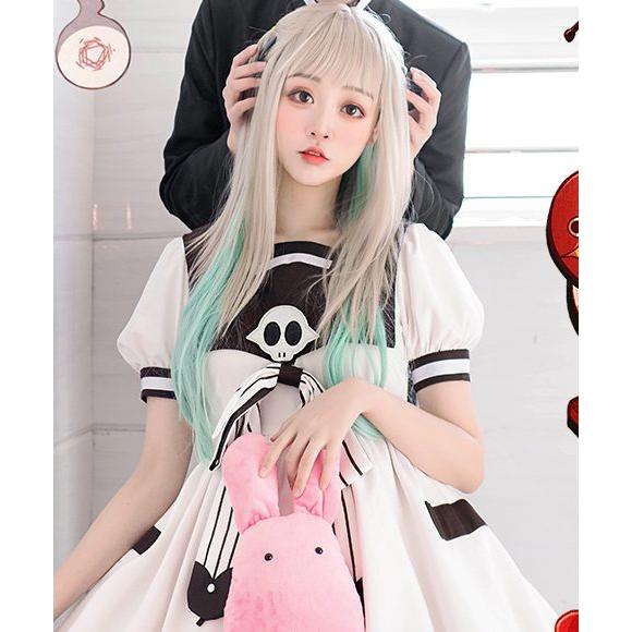 八尋 寧々 やしろ ねね コスプレ 衣装 ウイッグ付き 地縛少年 花子くん 髪飾り 靴下 ハロウィン クリスマス おしゃれ