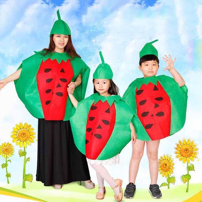 コスプレ コスチューム 果物 家族 親子 いちご 大人用 子供用 ハロウィン 学園祭 新年会 可愛い 男女兼用 衣装 仮装 パーティ グッズ ワンサイズ レディース - 画像 (2)