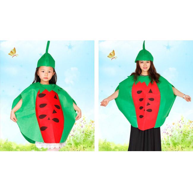 コスプレ コスチューム 果物 家族 親子 いちご 大人用 子供用 ハロウィン 学園祭 新年会 可愛い 男女兼用 衣装 仮装 パーティ グッズ ワンサイズ レディース - 画像 (3)