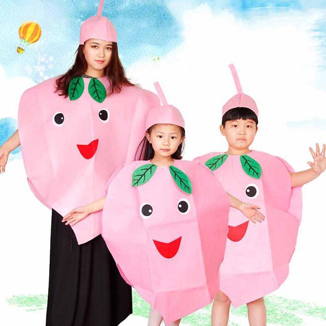 コスプレ コスチューム 果物 家族 親子 いちご 大人用 子供用 ハロウィン 学園祭 新年会 可愛い 男女兼用 衣装 仮装 パーティ グッズ ワンサイズ レディース - 画像 (9)