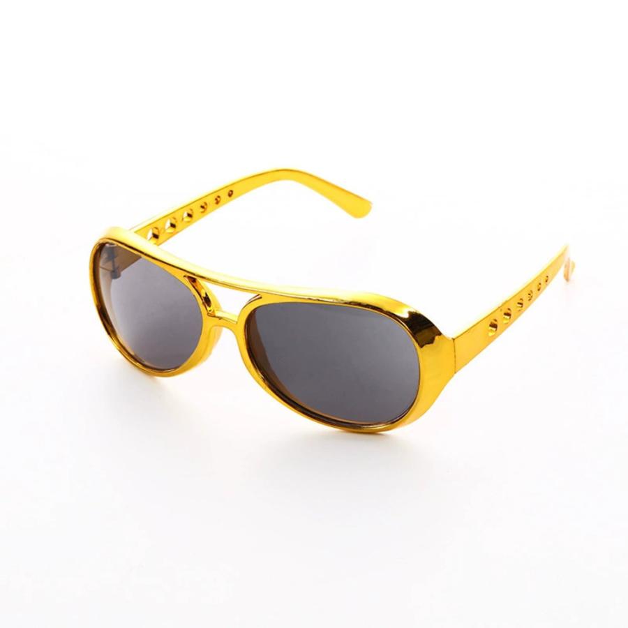 リーゼント ウィッグ メガネ セット ハードボイルド オールバック髪型 メンズ か ブラック - 画像 (2)