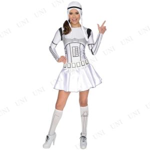 STAR WARS コスプレ 仮装 衣装 ハロウィン コスチューム スターウォーズ 大人用 パーティーグッズ 余興 公式 Star 女性用ストームトルーパー