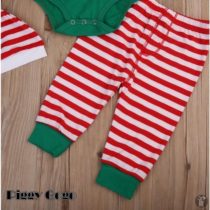 ベビークリスマスロンパース コスプレ コスチューム 帽子付き サンタ 衣装 キッズ ベビ服 こども用 赤ちゃん 80cm 90cm 100cm プレゼント - 画像 (8)