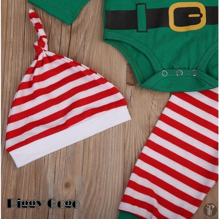 ベビークリスマスロンパース コスプレ コスチューム 帽子付き サンタ 衣装 キッズ ベビ服 こども用 赤ちゃん 80cm 90cm 100cm プレゼント - 画像 (9)