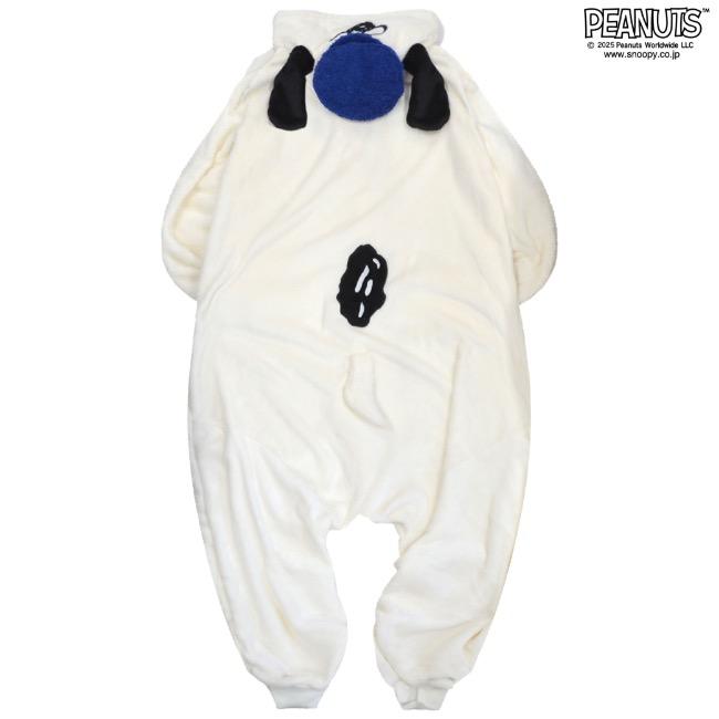 SNOOPY スヌーピー オラフ パジャマ ボア フリース 部屋着 ルームウェア きぐるみ なりきり 刺繍 PEANUTS - 画像 (3)