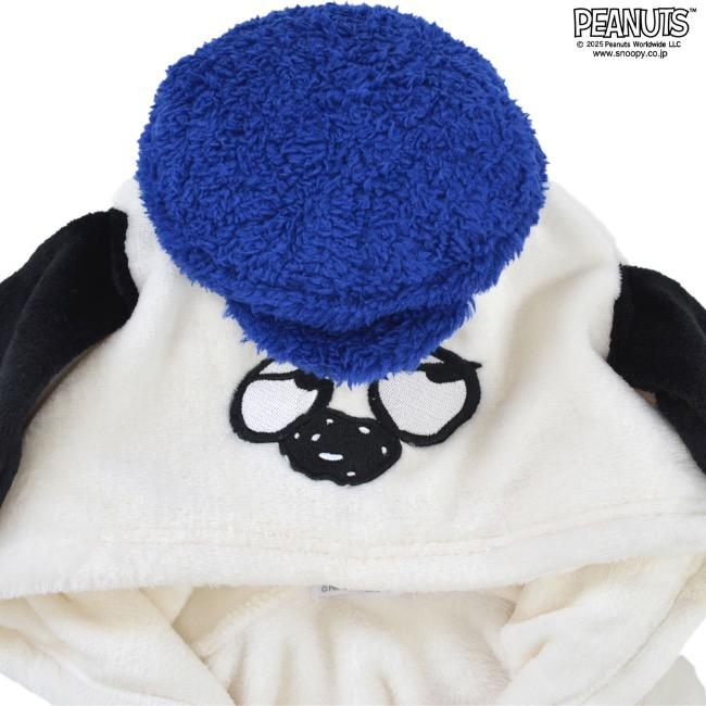 SNOOPY スヌーピー オラフ パジャマ ボア フリース 部屋着 ルームウェア きぐるみ なりきり 刺繍 PEANUTS - 画像 (5)
