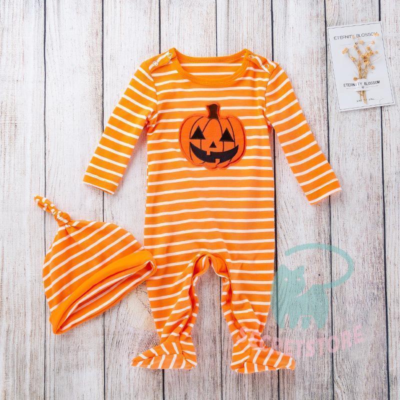 2点セット 衣装 ベビー服 コスプレ 女の子 男の子 カバーオール 仮装 かぼちゃ ベビー肌着 インナー ベビー用品 肌着 かわいい コスチューム - 画像 (7)