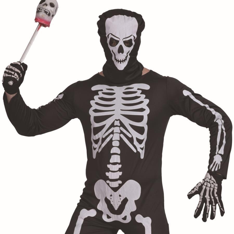 怖いハロウィン衣装 大人 のためのスケルトンボーンhorror zombieファンシー変装女性男性カーニバルパーティー