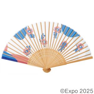 扇子 おしゃれ かわいい アウトドア 贈答 ギフト 父の日 母の日 上品 キャラクター skater スケーター ZSS1 2025 大阪・関西万博 ミャクミャク グッズ