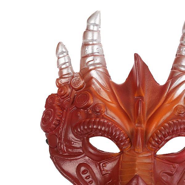 ハロウィン 大人用 ドラゴン コスチューム ウイングマスク セット 耐久性あり パフォーマンス コスプレ用 レッド