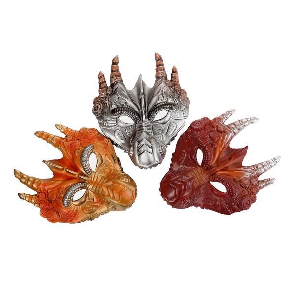 ハロウィン 大人用 ドラゴン コスチューム ウイングマスク セット 耐久性あり パフォーマンス コスプレ用 レッド - 画像 (5)