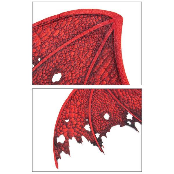 ドラゴンの羽 悪魔の羽 ハロウィン 悪魔の衣装 コウモリの羽 ハロウィン子供の日用 - 画像 (6)