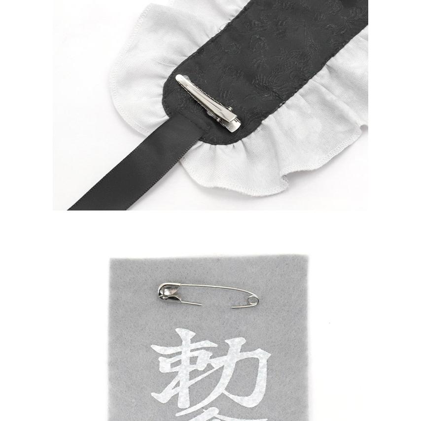 Tika ハロウイン コスプレ 袖あり 体型カバー ホラーゾンビ キョンシーキャラクター 個性ゴシックドール 3点セット - 画像 (9)